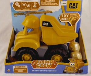 CAT Caterpillar Junior Crew Construction Buddies Motorized Dump Truck Toy New - Picture 1 of 8