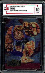 1995 Marvel Metal #14 ~ BLASTER ~ Thing ~ GRADED CG 10 - Picture 1 of 2