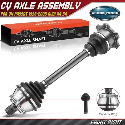 Conjunto de eje CV para Volkswagen Passat 1998-2005 Audi A4 S4 delantero derecho derecho derecho Foto 1 de 4