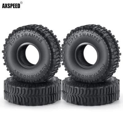 AXSPEED Super Swamper Gummireifen für 1:24 Axial SCX24 Alle Modell RC Raupenauto - Bild 1 von 4