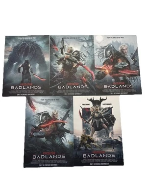 PREDATOR BADLANDS PROMO POSTCARD SET OF 5 MOVIE POSTERS A5 CARD BRAND NEW SEALED - Image 1 of 4