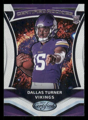 2024 Certified Certified Rookies #20 Dallas Turner - Image 1 of 2