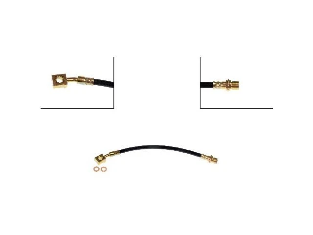 Manguera de freno trasera izquierda para GMC Yukon XL 1500 2010 2011 2007, 2009-2014 QW988CR Foto 1 de 1