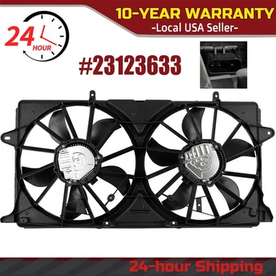Radiator Cooling Fan For Chevy Silverado 1500 Tahoe GMC Sierra 1500 2014-2020 US Foto 1 de 4