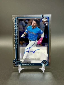Javier Sanoja 2025 Topps Chrome #RA-JSA Rookie Auto Rookie RC - Bild 1 von 2