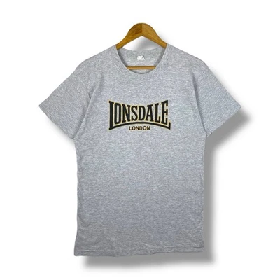 Vintage 80's LONSDALE LONDON Logo Graphic Tee Shirt Medium Size - Image 1 of 4