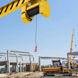 Steel Winch Hoist Cable Wire Rope w/ Swivel Self-locking Hook for Most Trailers - Picture 1 of 17