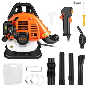 2025 New Upgraded 43CC  2-Stroke 280MPH 3HP Commercial Backpack Gas Leaf Blower - Picture 1 of 10