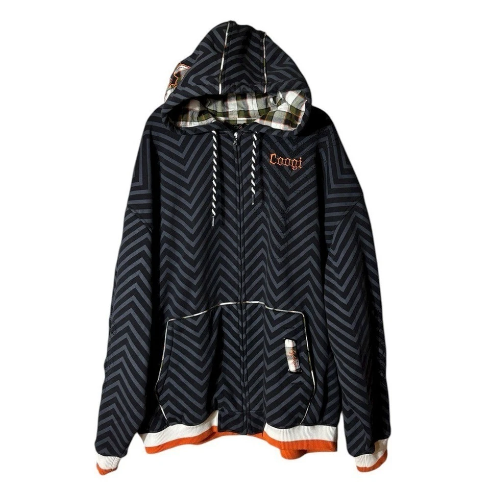 Coogie De Colección Y2K Chaqueta Bordada Sudadera con Capucha 6XL Streetwear Grunge Hip Hop Años 90 Foto 1 de 4