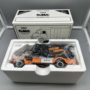 First Gear Harley Davidson Custom Chrome 1952 GMC Insulated Van 1:34 #18-1361 - Picture 1 of 1
