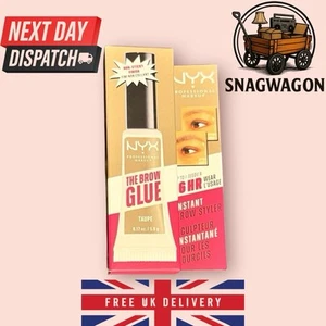 NYX THE GROW GLUE INSTANT BROW STYLER GEL. TAUPE, NEW. FREE UK SHIPPING - Picture 1 of 1