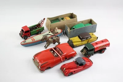 Juguetes de hojalata vintage mecánicos Triang Minic colección británica de Alemania Occidental  Foto 1 de 4