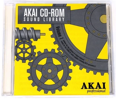 Akai Professional Sound Library Volume 7 Akai Format Sample Library Sampling CD - Image 1 of 3