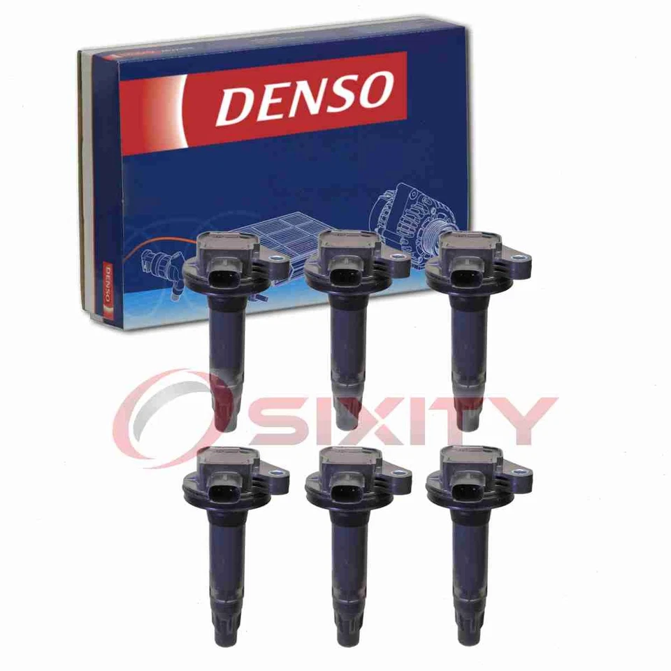 Bobinas de ignição direta Denso 6 peças para 2015-2017 Ford Transit-250 3.7L V6 wj - Imagem 1 de 4