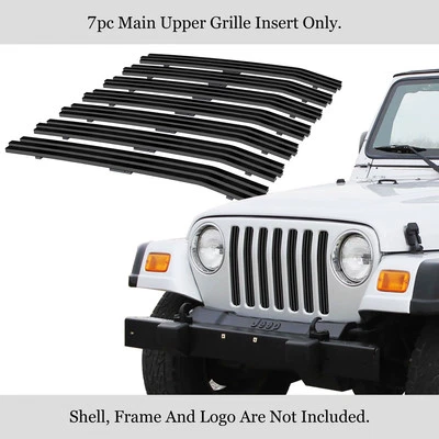 适用于 1997 - 2006 年吉普牧马人黑色主上部垂直坯烧烤垫 — 第 1/4 张图片