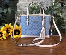 Coach Denim Exterior Shoulder Bag Bags 