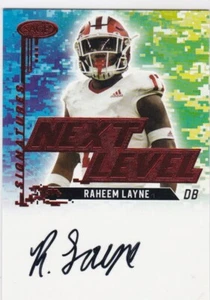 2022 SAGE Low Series Next Level Signatures Red Raheem Layne #NLS-RL Auto - Picture 1 of 1