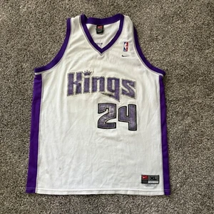 Bobby Jackson Nike Jersey Sacramento Kings 24 XL 2 Length White Basketball NBA - Picture 1 of 7