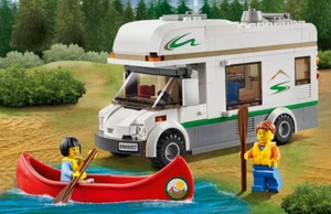LEGO City Camper Van 60057 Used Complete No Box 2 Minifigures - Picture 1 of 7