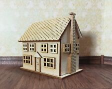 Dollhouse Miniature 1:144 Scale KIT House 2 Story with Fireplace 5 Rooms