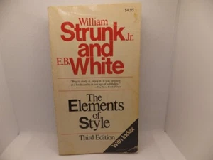The Elements Of Style Third Edition - Strunk and White paperback - Picture 1 of 3
