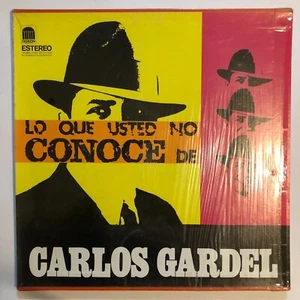 CARLOS GARDEL - LO QUE USTED NO CONOCE DE CARLOS GARDEL - 1972 MEXICAN TRIPLE LP - Picture 1 of 8