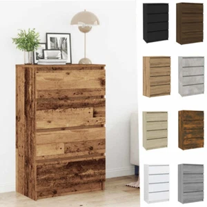 Sideboard mit 4 Schubladen Kommode Anrichte Schrank Beistellschrank Holz - Bild 1 von 66