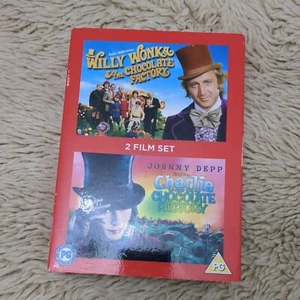 Charlie & The Chocolate Factory/Willy Wonka & the Chocolate Factory movie DVD - Picture 1 of 4