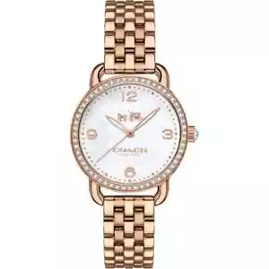 Coach Delancey Serie Damen Kristall Quarzuhr 14502479 authentisch brandneu - Bild 1 von 3