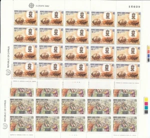 D. Chipre 566 - 67 Europa CEPT 1982 juego de hojas pequeñas ** (mnh) - Imagen 1 de 1