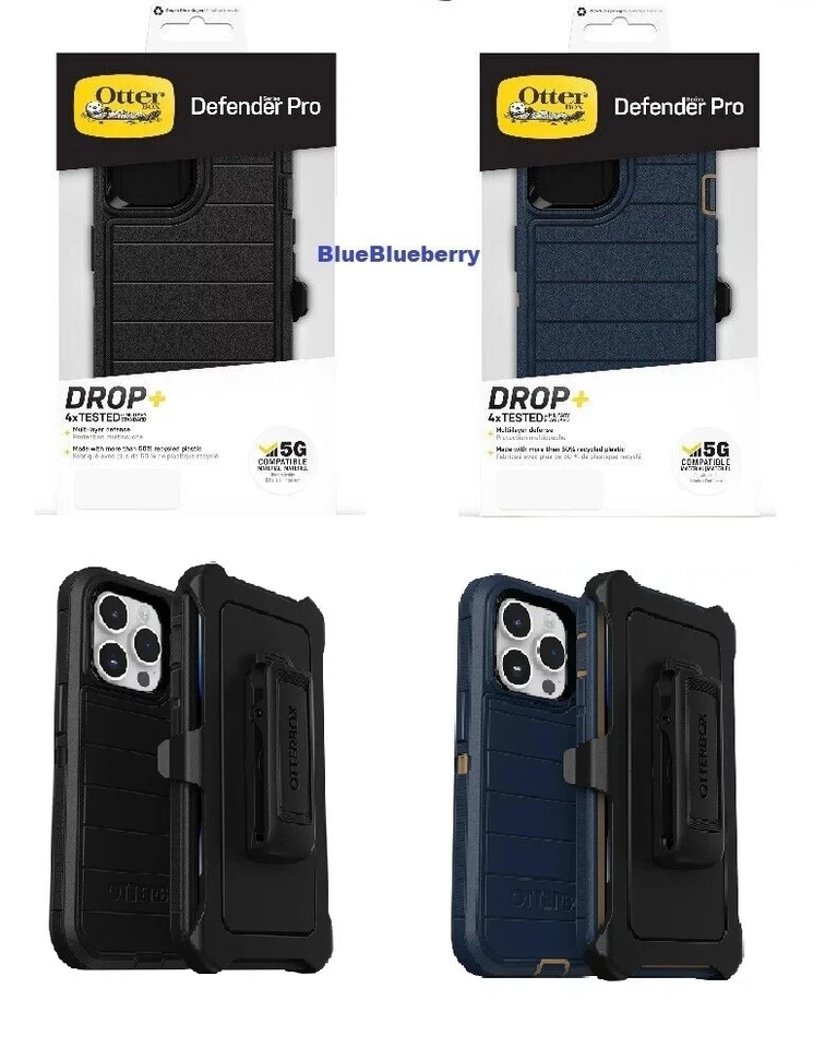Funda OtterBox Defender Series Pro con funda para iPhone 14 Pro (6,1") Foto 1 de 2