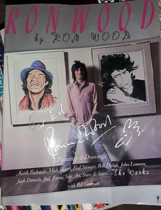 PINTURAS Y DIBUJOS FIRMADOS RON WOOD THE WORKS - Imagen 1 de 11