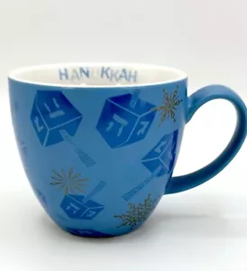 Starbucks Jewish Hanukkah Holiday Dreidel Coffee Mug Cup Collectible 2008 12fl - Picture 1 of 12