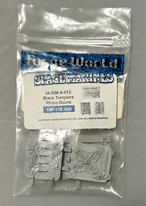 Forge World Black Templars Rhino Doors Warhammer 40K OOP - Rare! - Picture 1 of 3