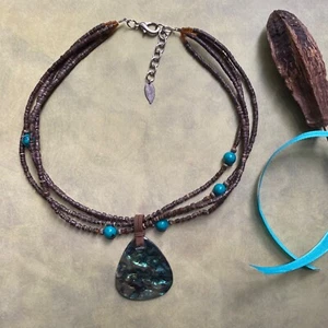 Coldwater Creek Multi-Strand Shell Necklace - Picture 1 of 8