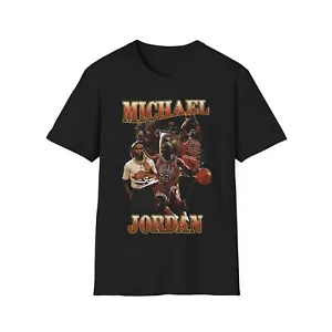 Michael Jordan 90s Style Vintage Unisex T-Shirt, Retro NBA Tee, Vintage Rap - Picture 1 of 2