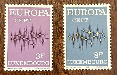 Luxemburgo: 1972. Juego completo de 2 "Europa" SC# 512-513 MNH. Lote #09-011611 Foto 1 de 2
