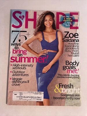 2017 June SHAPE Magazine, ZOE SALDANA, Bring On Summer! (MH263) - Image 1 of 3