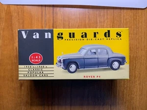 Vanguards Corgi 1:43 Rover P4 Blue & Grey VA19004 - Picture 1 of 8
