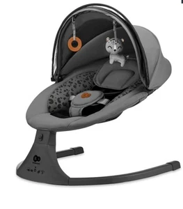 Kinderkraft Elektrische Babywippe 2 in 1 LULI Babyschaukel Babyliege - Bild 1 von 9