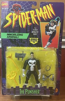 Toy Biz Marvel The Punisher 固定阿森纳蜘蛛侠可动人偶 * 阅读 * — 第 1/4 张图片