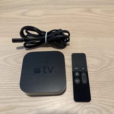 Apple TV 4th Generation HD Media Streamer - A1625 - 64GB - Remote + Power Cable - Image 1 of 3