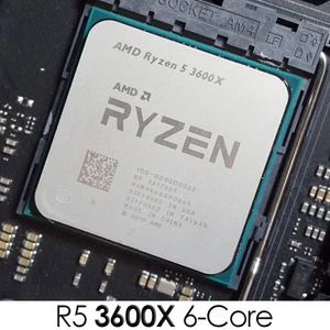 Processeur AMD Ryzen 5 3600X 6 cœurs 12T 3,8 GHz base 4,4 GHz Boost AM4 95W - Photo 1/2