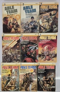 9 Able Team Books 11-12 & 14-20 Series - Dick Stivers - Paperback - Imagen 1 de 6