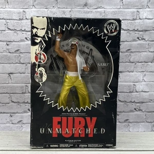 WWE Unmatched Fury SABU Jakks Platinum Edition Series 3 Figure ECW sigillato nella scatola - Foto 1 di 6