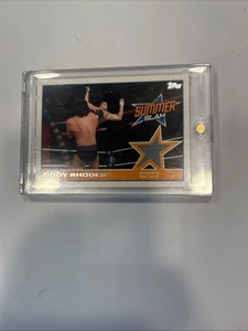WWE Cody Rhodes 2014 Topps Event Used SummerSlam 2013 Mat Relic Card - Picture 1 of 5