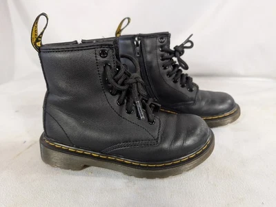 Ботинки Dr Doc Martens на воздушной прыгающей подошве размер 12 1460J на шнуровке на молнии детские молодежные - Изображение 1 из 4