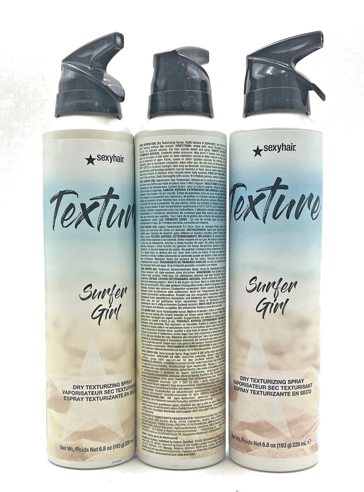 SexyHair Texture Surfer Girl Spray Texturizante Seco Paquete de 6,8 oz-3 Foto 1 de 1