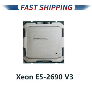 Intel Xeon E5-2690 V3 2.60GHz 30MB 12-Cores 9.60GT/S LGA 2011-v3 Processor 135W - Picture 1 of 9