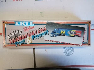 1993 ERTL #24 Jeff Gordon Racing Transporter Replica 1:64 Diecast NASCAR - Picture 1 of 16